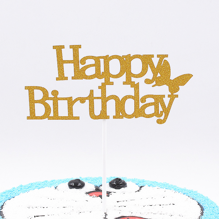 Thanh Trang Trí Bánh Kem Hình Chữ Happy Birthday