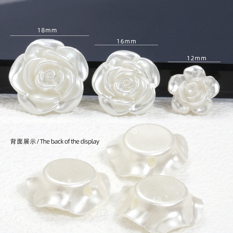 Kẹp Tóc / Vòng cổ / Bông Tai Hình Hoa Trà Đính Ngọc Trai Phong Cách Nhật