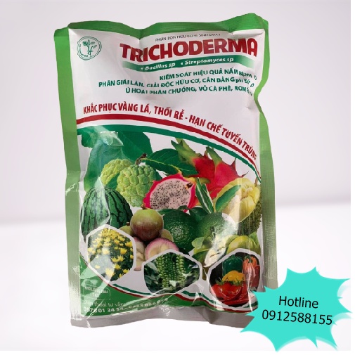 Chế Phẩm Nấm Ủ Đối Kháng TRICHODERMA Túi 1kg