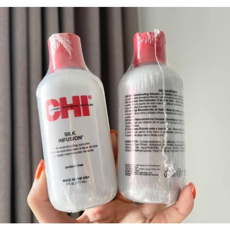TINH DẦU DƯỠNG TÓC CHI SILK INFUSION OIL 177 ml