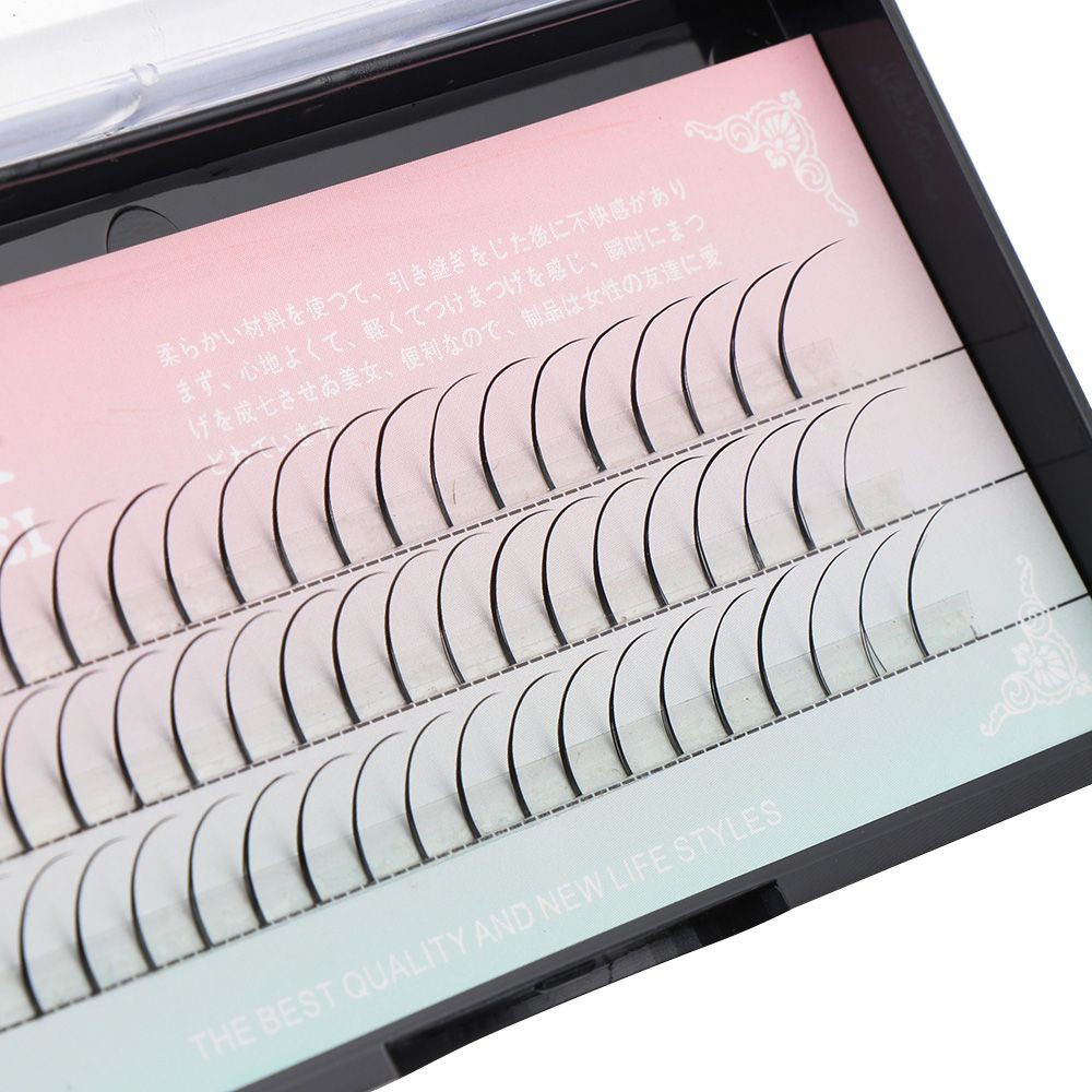 [Hàng mới về] Hộp 60 Cụm Lông Mi Giả Nối Trang Điểm Tự Nhiên Thời Trang Cho Nữ