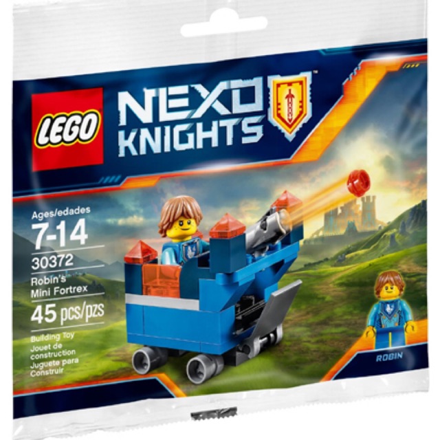 Lego Nexo Knights 30372 - Robin's Mini Fortrex polybag - Bộ xếp hình Lego Pháo đài mini của Robin