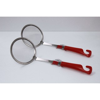 Dụng cụ hớt váng mỡ inox KAI (cán đỏ) hàng Nhật nhập khẩu