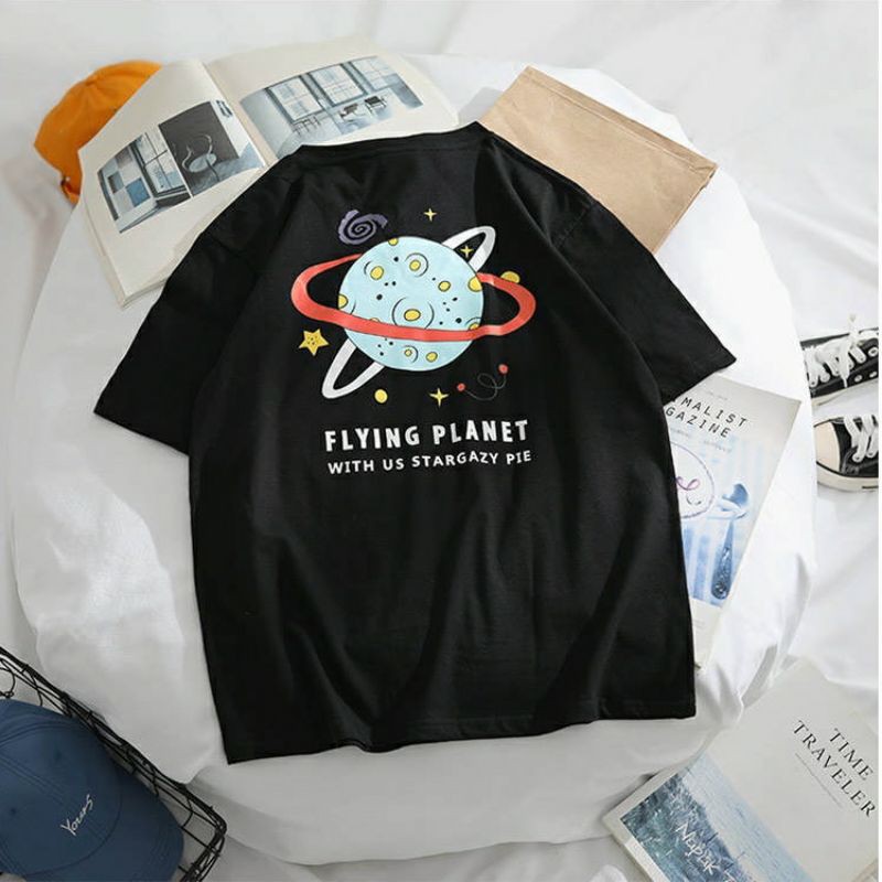 Áo thun tay lỡ Unisex FLYING PLANET