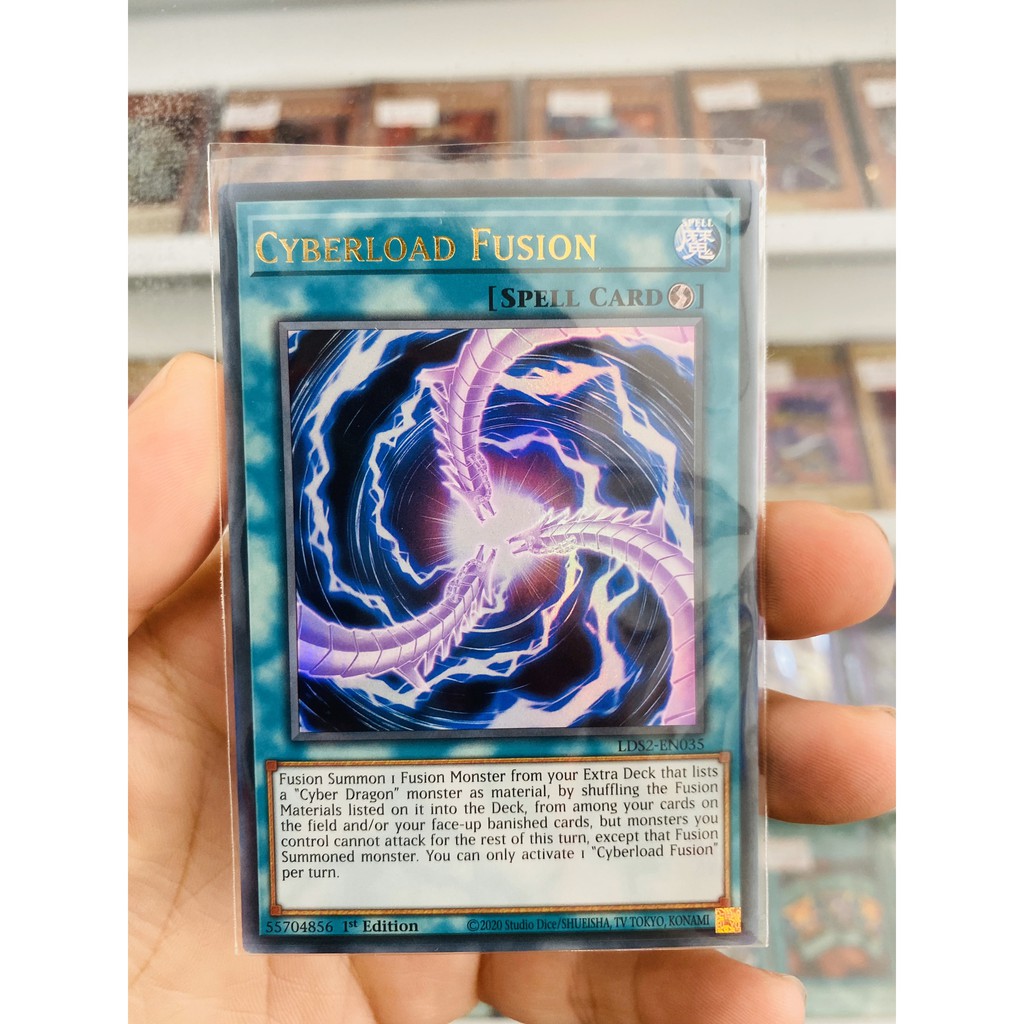 Thẻ Bài YugiOh! Mã LDS2-EN035 - Cyberload Fusion - Ultra Rare - 1st Edition