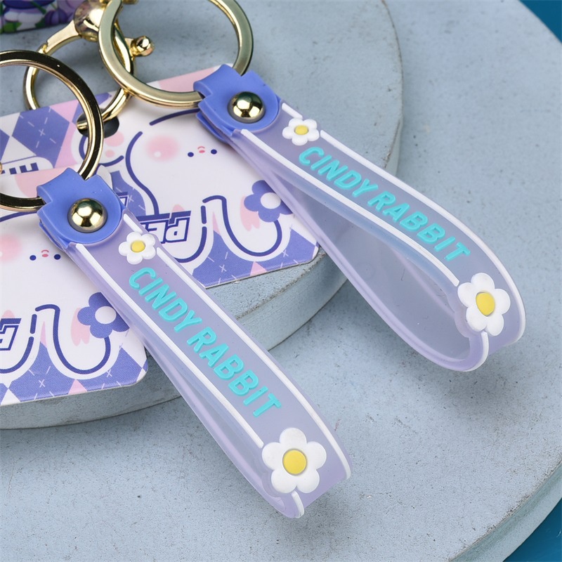 Móc Khóa Hình Khối Rubik Hoạt Hình Sáng Tạo Dễ Thương