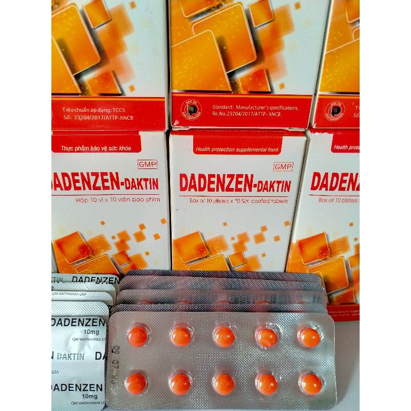 DADENZEN DAKTIN Hộp 100 viên giúp giảm sưng,viêm trong viêm khớp, viêm họng.