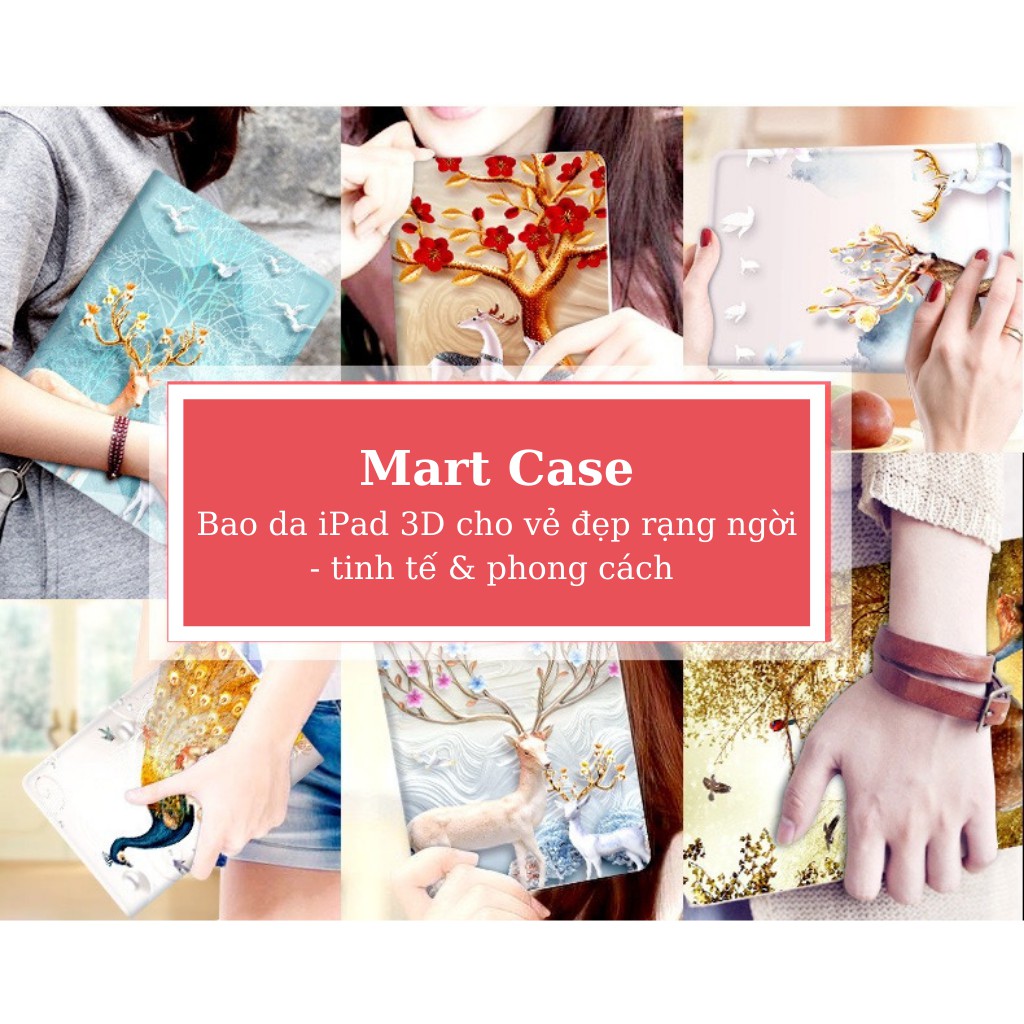 Bao da ipad gen 8 silicon hình Hươu 3D cực đẹp & chất ốp ipad Pro 11/9.7/10.5/Air3/10.2 gen 7/8...MART CASE | BigBuy360 - bigbuy360.vn