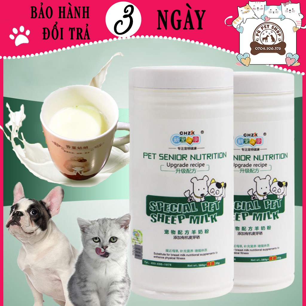 💥Sữa Cừu💥 Sữa Cho Chó Mèo CHZK Hộp 400g💥Phù Hợp Với Chó Mèo Con, Chó Mèo Mới Sinh Con, Hoặc Đang Bị Bệnh -  TA15