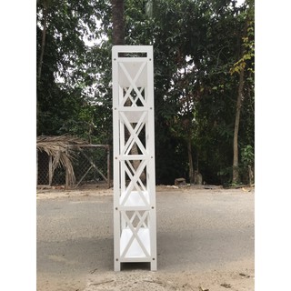 Kệ sách 5 tầng 65 màu trắng