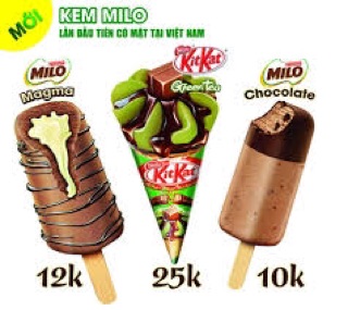 Kem milo ( chỉ ship now và grab- có đá lạnh kèm)