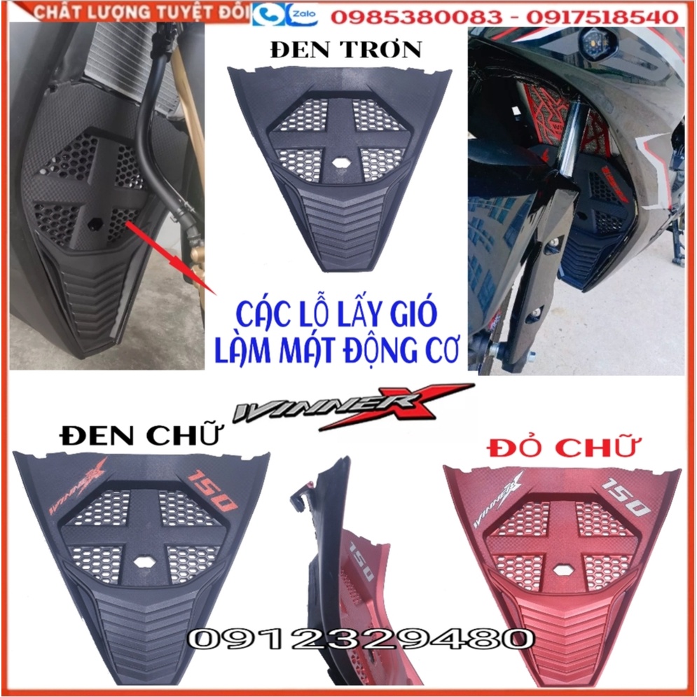 Chắn Bùn Trước (Tam Giác Chắn Bùn Trước) Nhựa Sơn Màu Cho HonDa Winner X (V1, V2 Đời Từ 2019-2021)