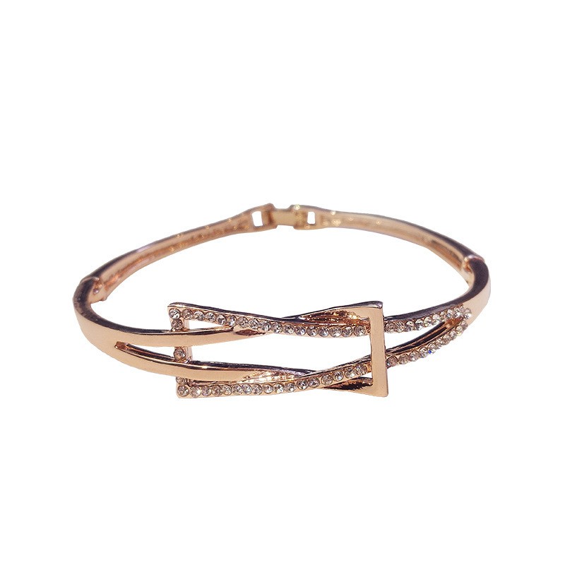 Vòng Tay Thép Titan Đính Đá Kim Cương Toàn Bộ Phong Cách Hàn Quốc Cho Nữ | BigBuy360 - bigbuy360.vn