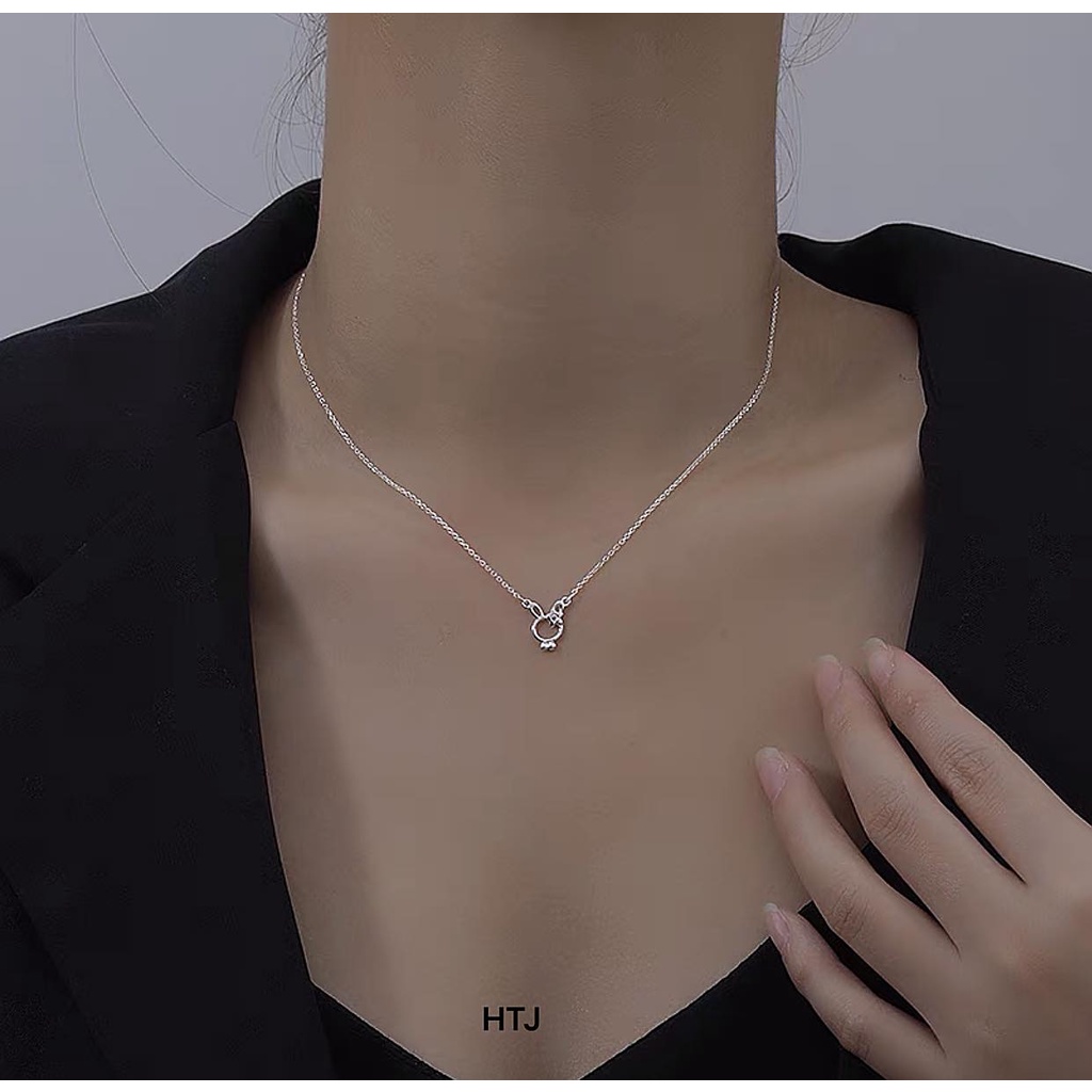 Dây chuyền thỏ bạc ta dễ thương