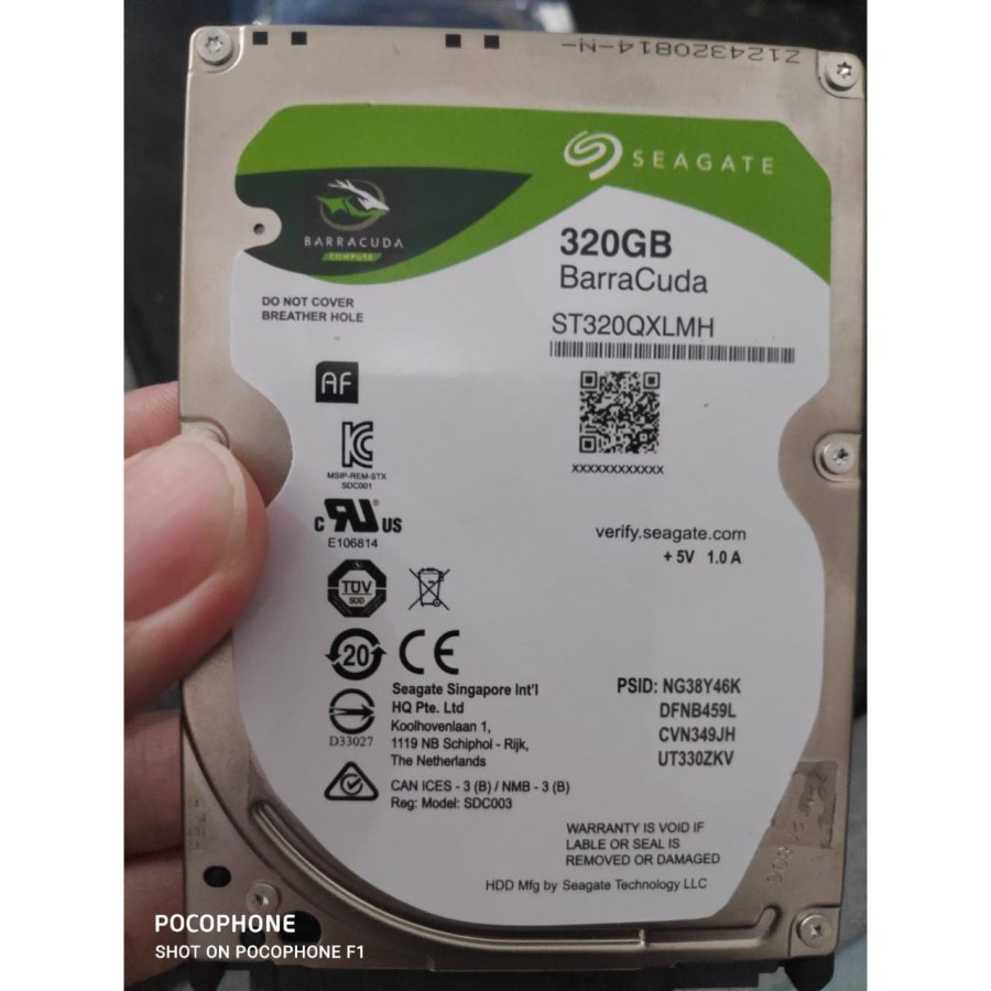 Vỏ Đựng Ổ Cứng Ngoài Seagate 320gb Hdd Sata 2.5 Inch