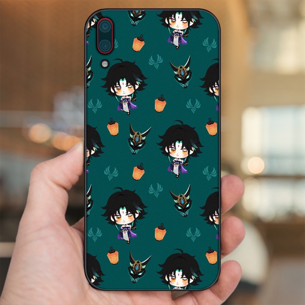 Ốp lưng Huawei Y7 Pro 2019 viền đen in hình Xiao Genshin Impact
