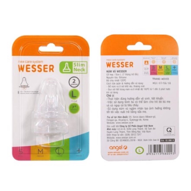 BÌNH SỮA WESSER PPSU 60ml/140ml