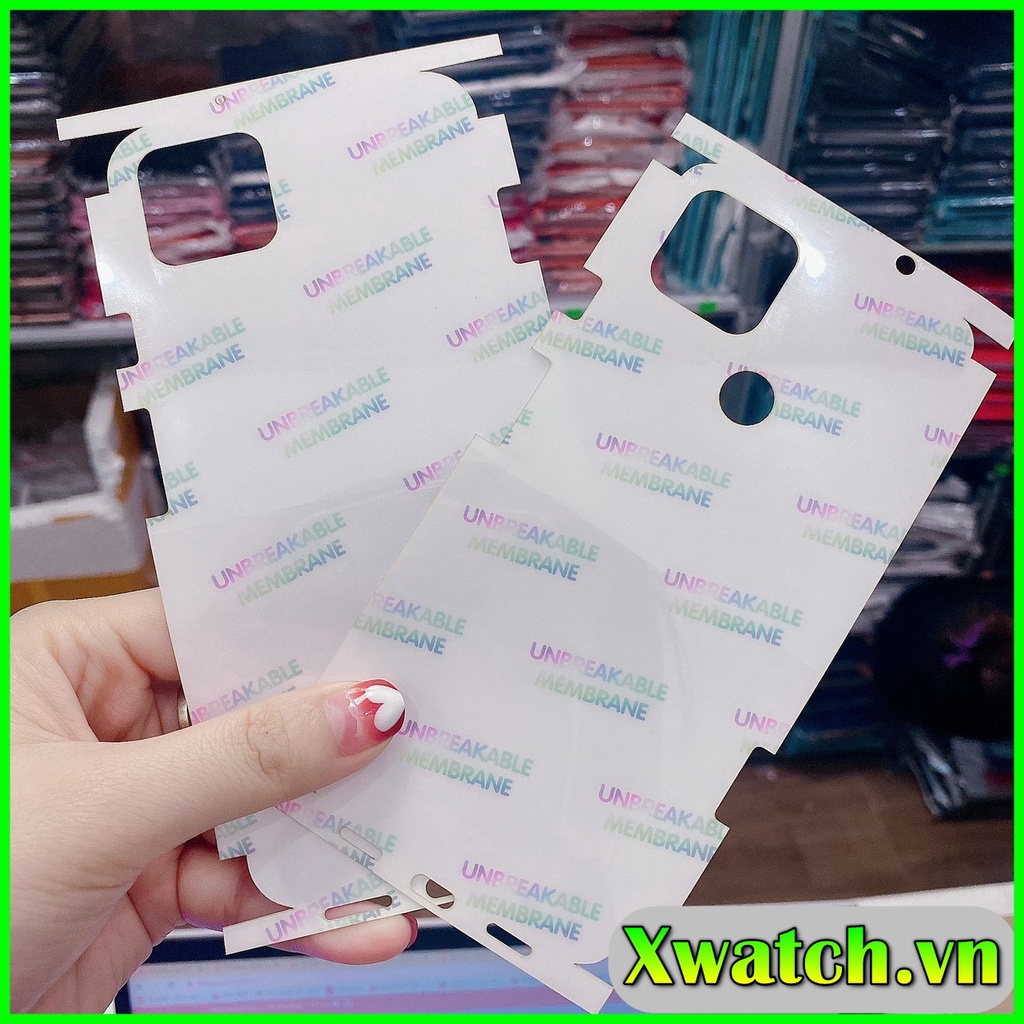 Miếng Dán PPF Lưng Full viền máy Google Pixel Pixel 1 Pixel 2 Pixel 2XL Pixel 3 Pixel 3XL Pixel 3A Pixel 5 Pixel XL