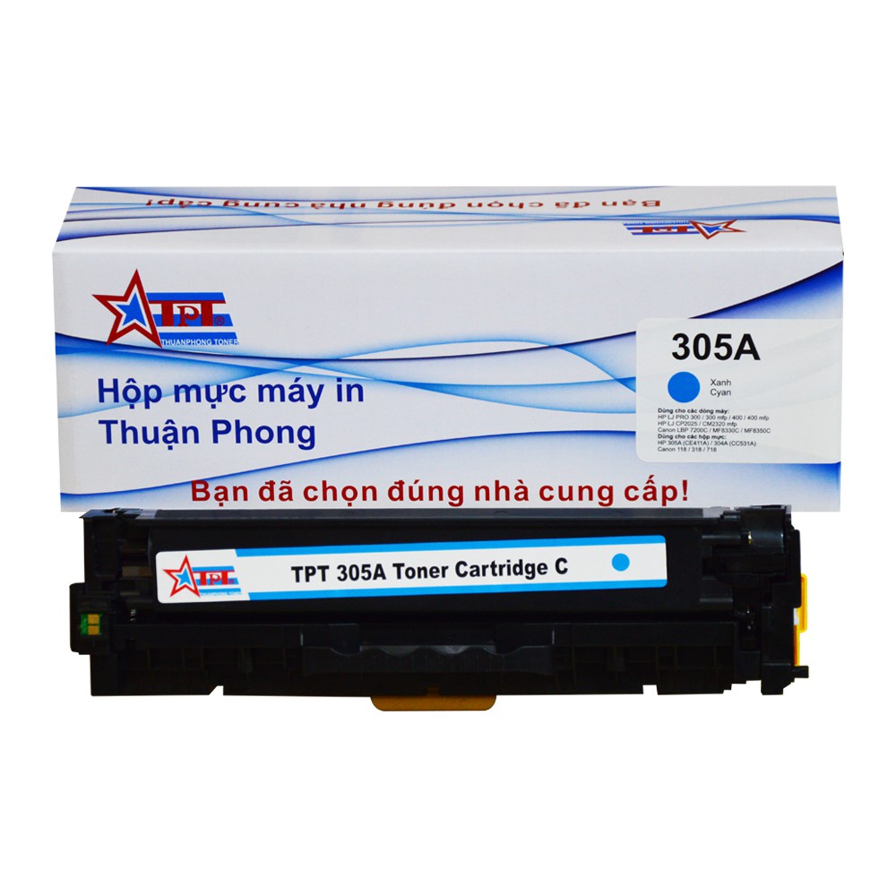 Hộp mực Thuận Phong 305A dùng cho máy in màu HP LJ PRO 300/ 400/ CP2025/ Canon LBP 7200C/ MF8330C