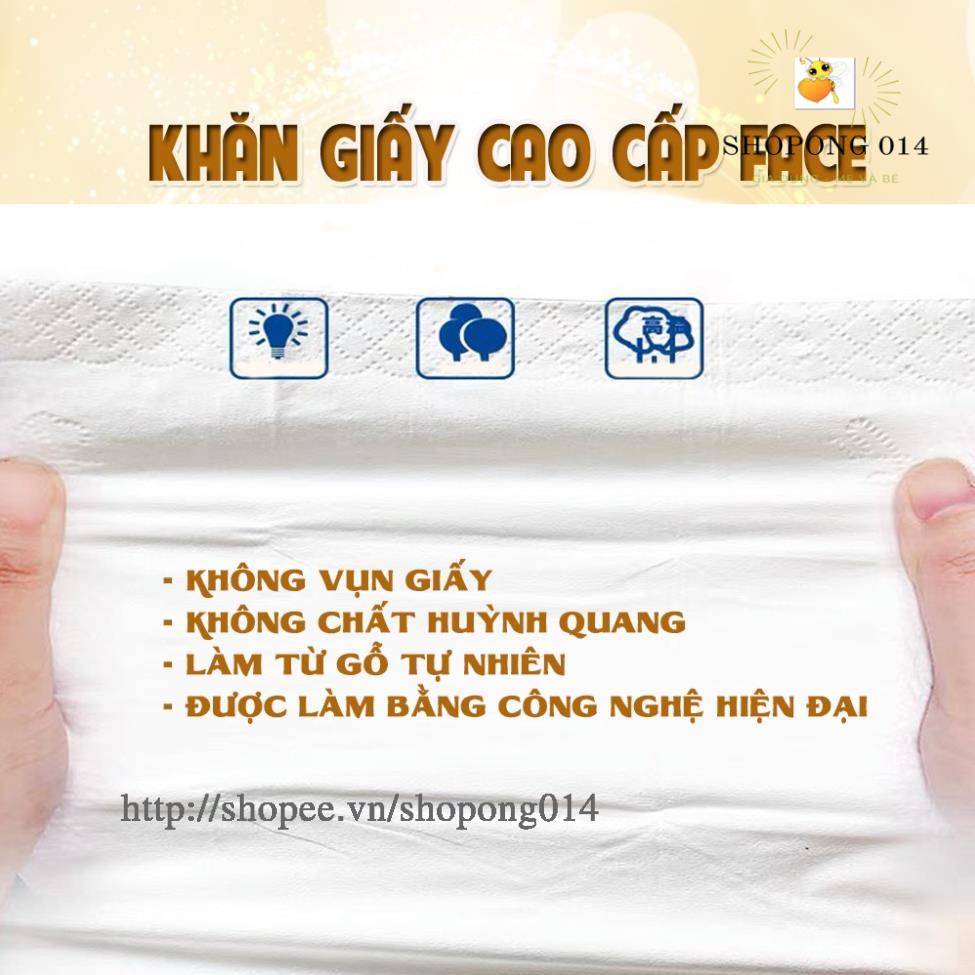 Khăn giấy bỏ túi Face đen 1 thanh 12 gói