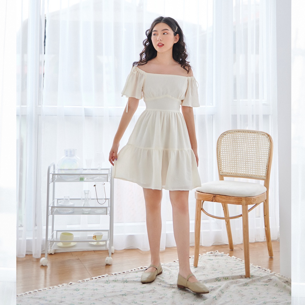 BLEUBIRD Váy voan hoa xoè MADISON DRESS (2 màu) | BigBuy360 - bigbuy360.vn