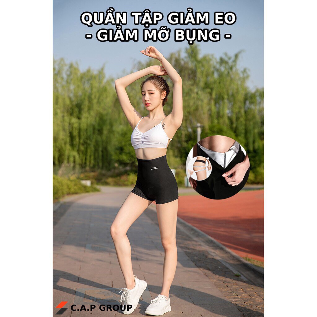 [Cỡ đùi] Quần legging, quần tập định hình, tan mỡ, giảm cân BORN UNCOMMON, kích thích đổ mồ hôi, giảm cân nhanh chóng