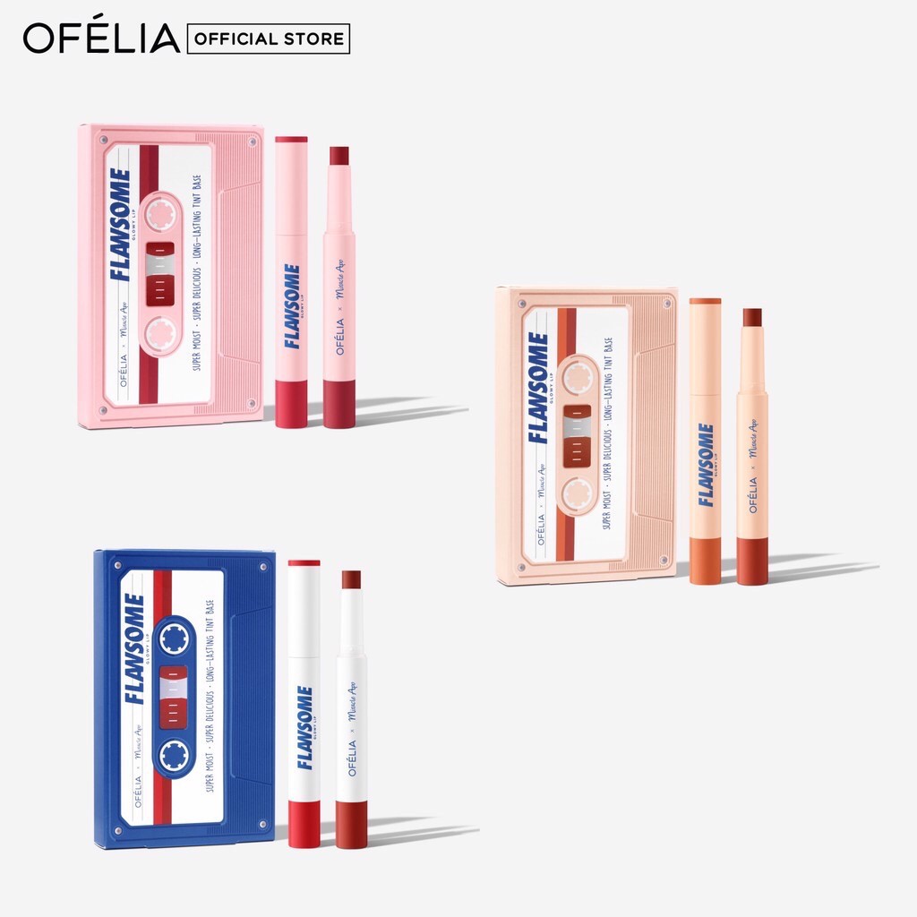 Set Son OFÉLIA BEST SELLER - 3 sản phẩm (5gx2gx0.55ml) | Thế Giới Skin Care