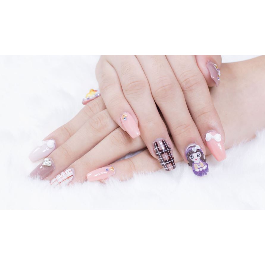 Set sơn AS đậu đỏ 6 màu