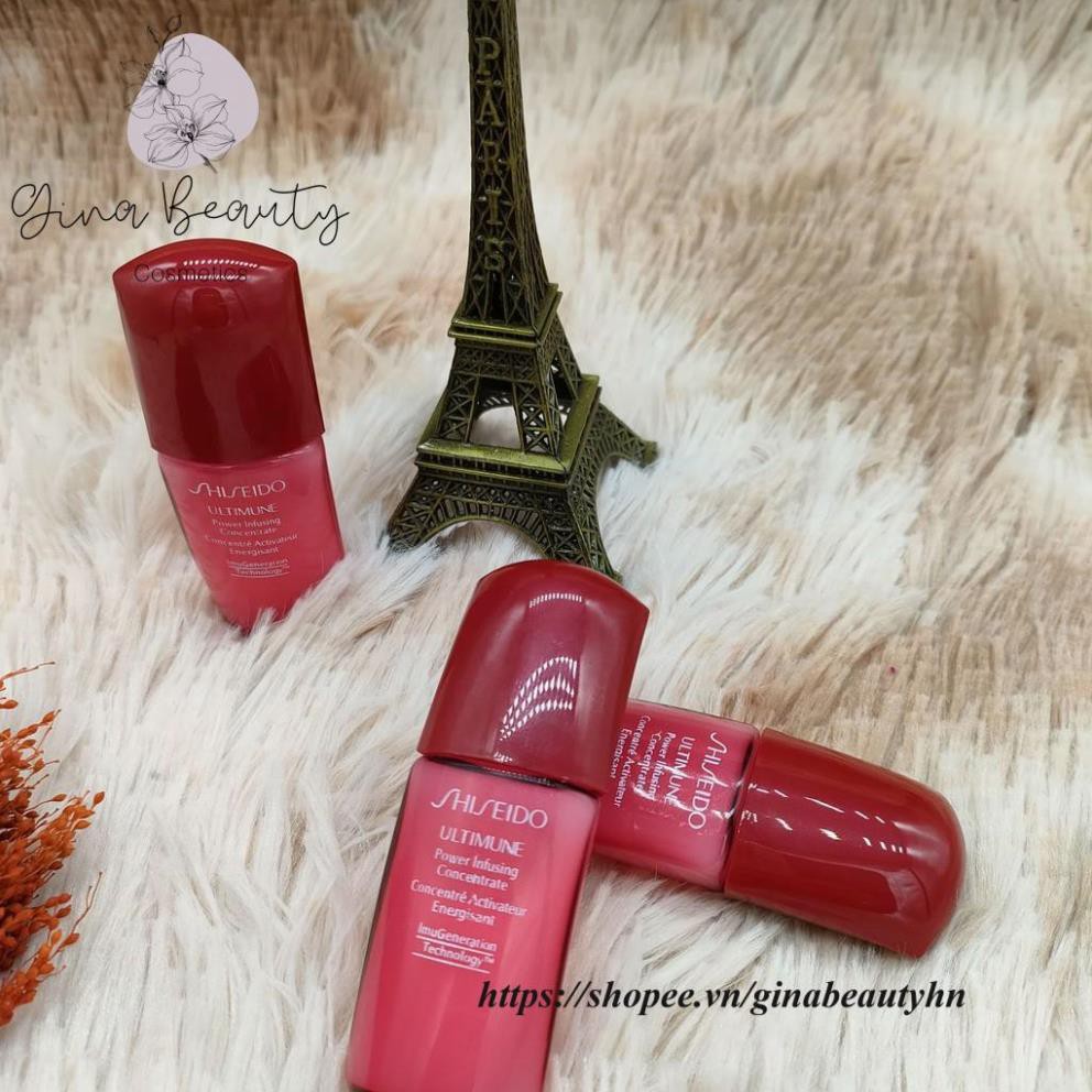 Tinh Chất Dưỡng Da Shiseido Ultimune Power Infusing Concentrate 10ml - bảo vệ làn da khỏe mạnh rạng rỡ