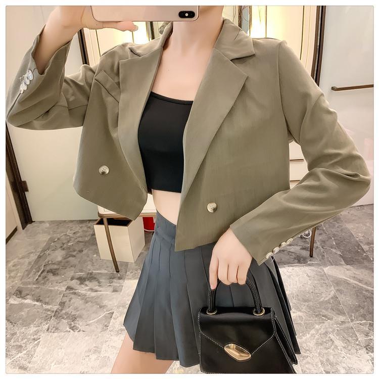 Áo Khoác Dài Tay Thời Trang Mùa Xuân Giản Dị Dành Cho Nữ