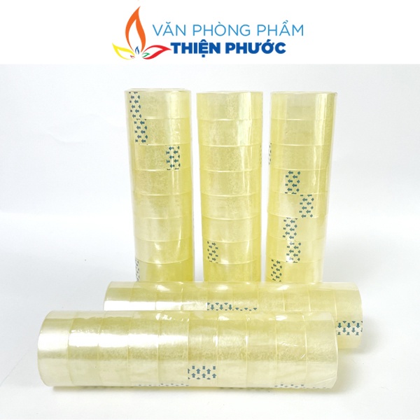 Băng keo Trong 1.8cm  nhỏ văn phòng - Độ dính 45 THIỆN PHƯỚC