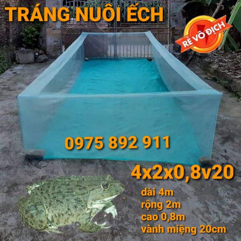 Lồng , Bể bạt nuôi ếch