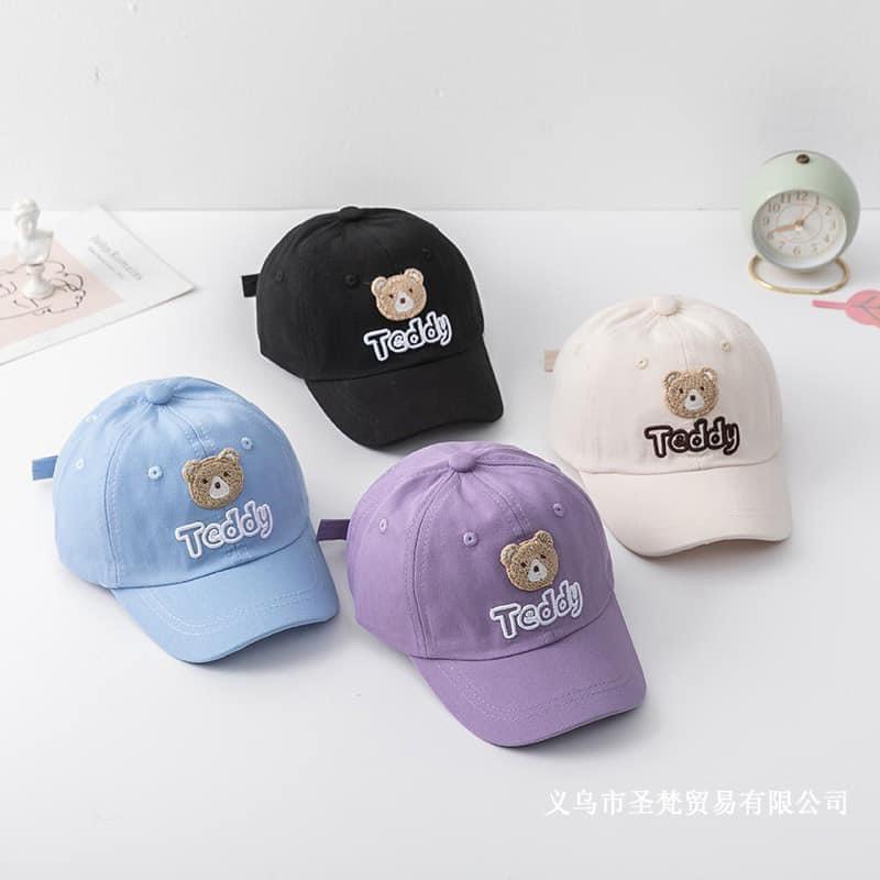 Mũ Lưỡi Trai Cho Bé Trai Bé Gái Họa Tiết Gấu Pooh Siêu Dễ Thương từ 2-7 tuổi