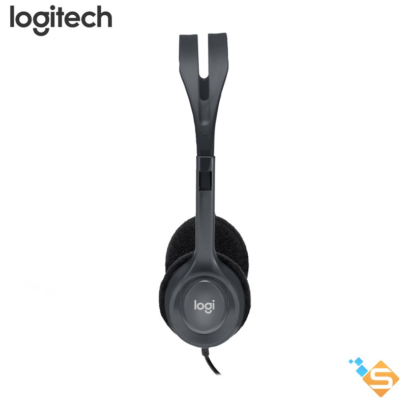 Tai Nghe Chụp Tai Kèm Mic Logitech H111 1 Jack 3.5mm - Bảo Hành Chính Hãng 1 Năm