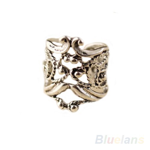 Khuyên vành tai đơn chạm khắc tinh tế phong cách punk cá tính dành cho nữ