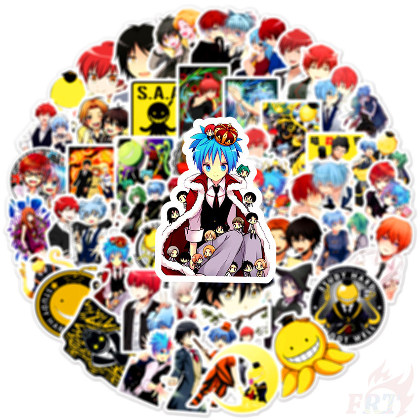 ❉ Assassination Classroom - Series 03 Anime Korosensei Shiota Nagisa Stickers ❉ 50Pcs/Set DIY Fashion Mixed Waterproof Doodle Decals Stickers