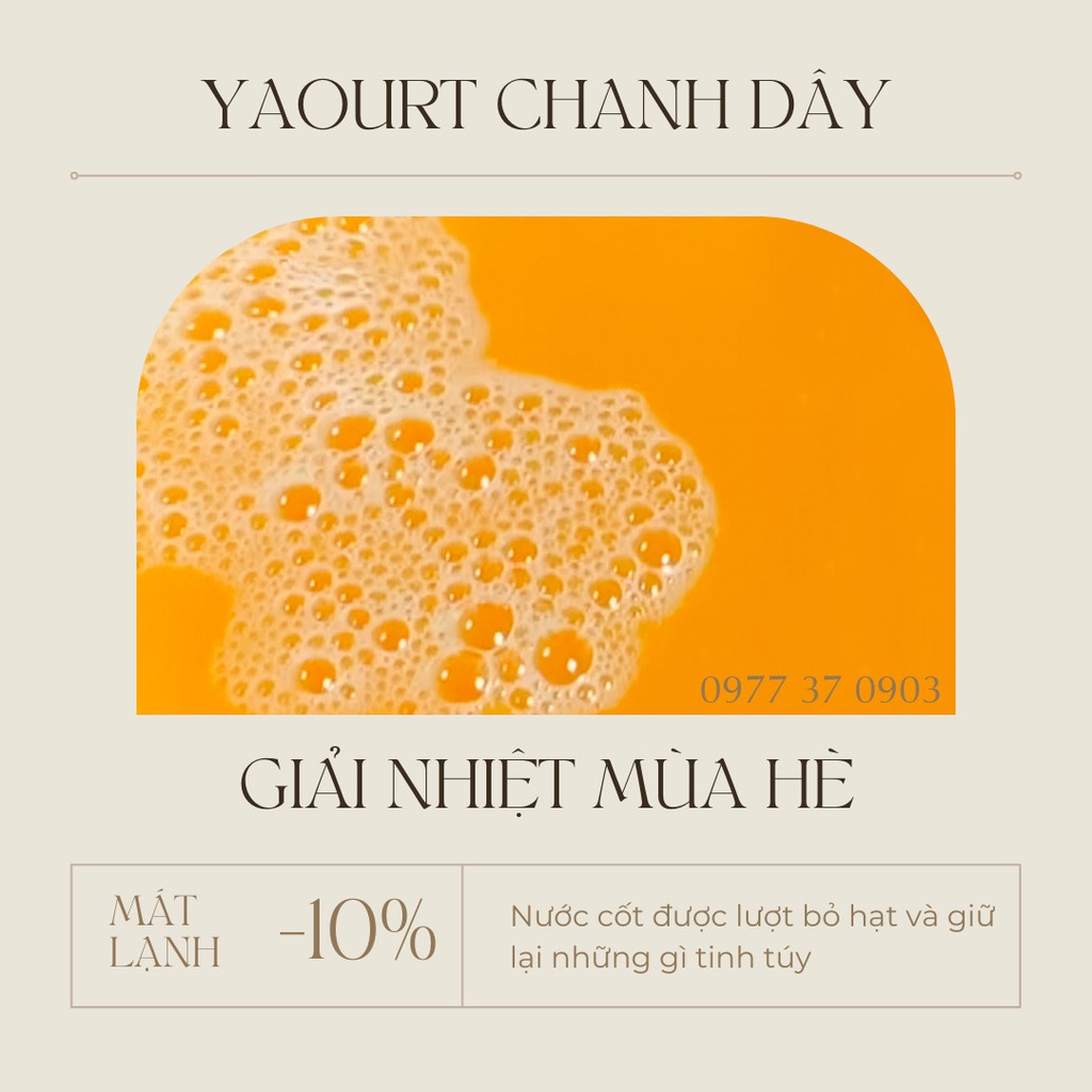 Yaourt Chanh Dây (sữa chua bịch) nhà làm - 100% từ sữa bò tươi nguyên chất và chanh dây tự nhiên | BigBuy360 - bigbuy360.vn