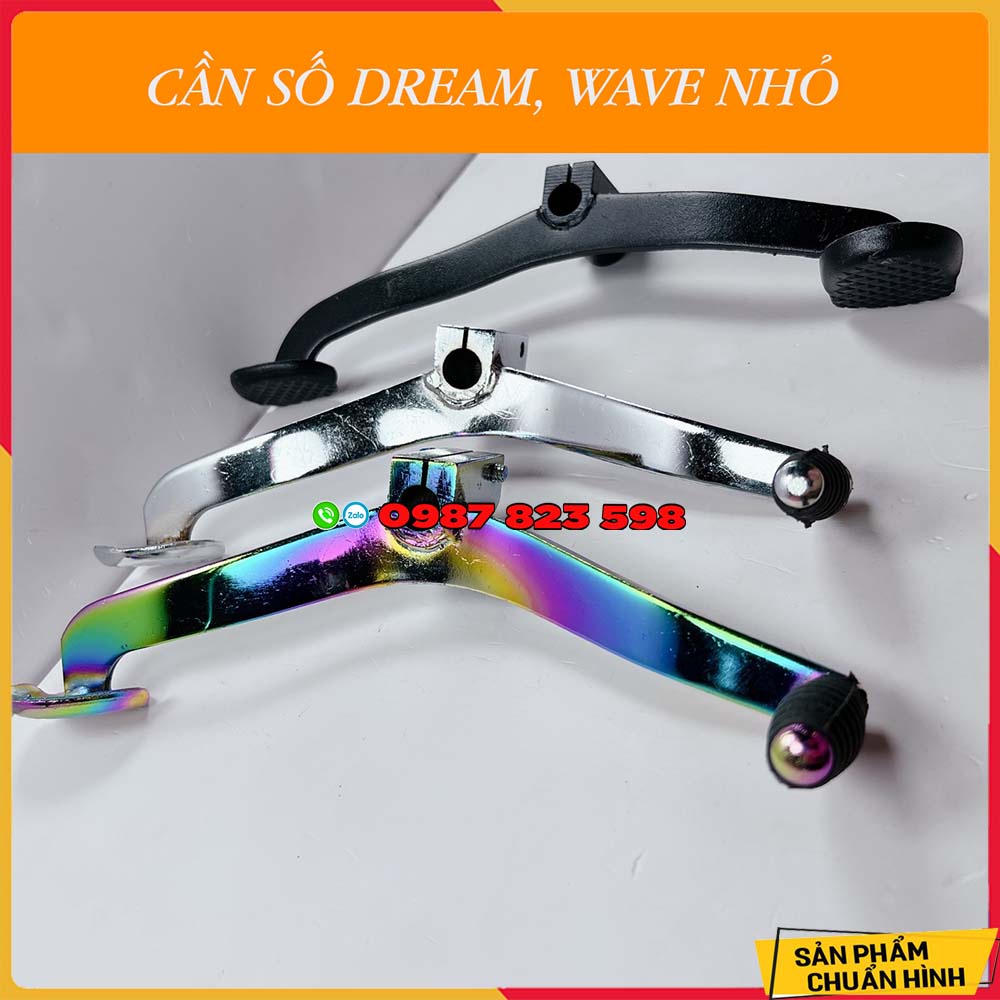 Cần Số Dream, Wave Nhỏ ( Đen tĩnh điện, inox trắng, xi titan)
