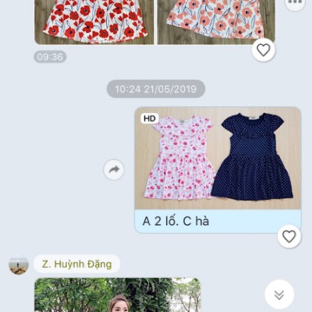 Đầm hm cho bg