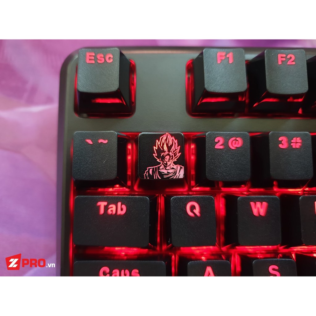 Keycap Dragon Ball Son Goku dùng cho bàn phím cơ