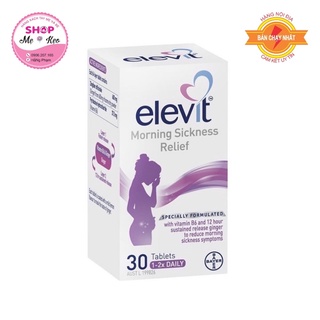 Tem chemist Elevit Giảm Triệu Chứng Ốm Nghén cho phụ nữ mang thai 30 Viên - Elevit Morning Sickness R thumbnail