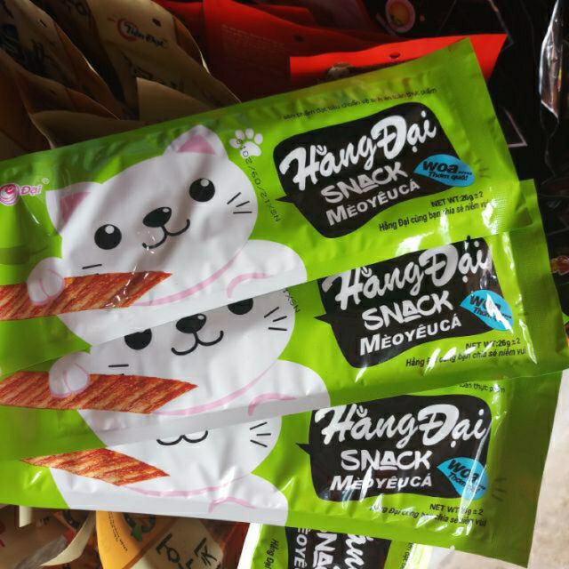Snack Mèo yêu cá ( 10 gói )