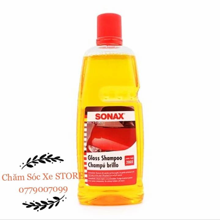 Nước rửa xe đậm đặc SONAX 314300 - 1000ml Tặng bao tay xúc tua