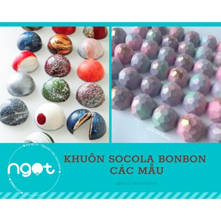 Khuôn socola Bonbon các mẫu