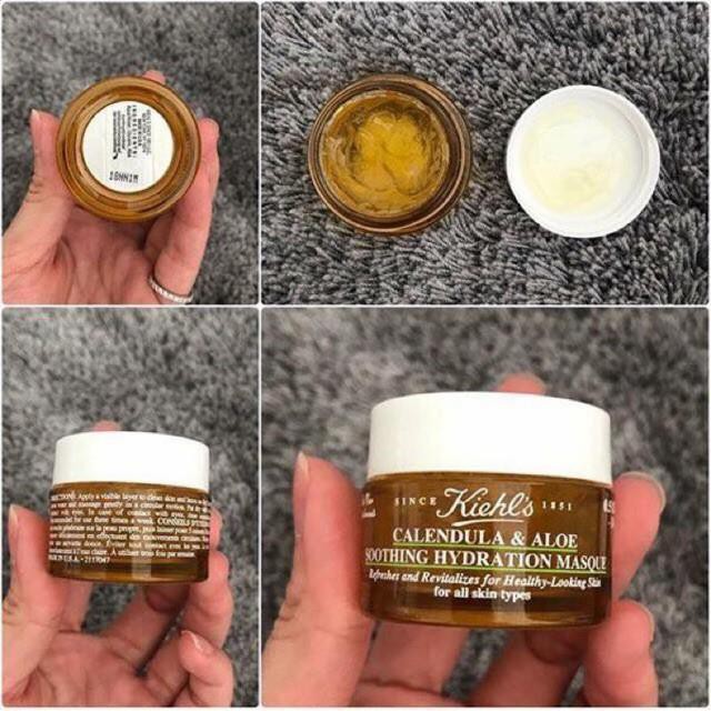 Kiehls Mặt Nạ Hoa Cúc Calendula &amp; Aloe Soothing Hydration Masque 14ml