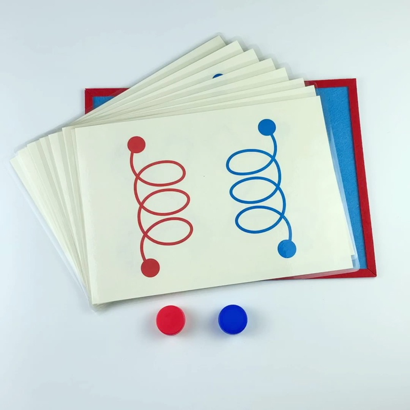 Đồ Chơi Phản Xạ Bàn Tay Trái Phải Theo Phương Pháp Montessori Giúp Bé Học Tập Sớm Cải Thiện Sự Tập Trung