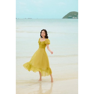 OLV - Đầm Canary Ruched Maxi