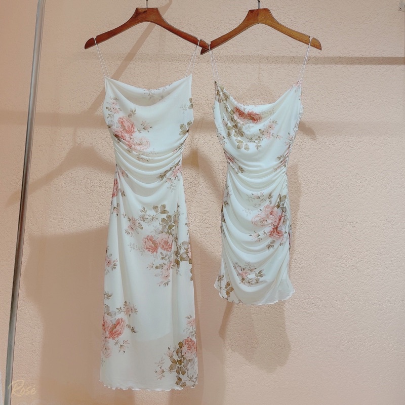 Đầm hai dây đuôi cá Mi Dress dáng dài