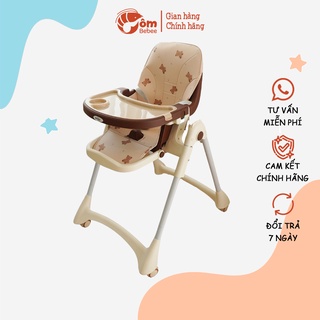Ghế ăn dặm gấp gọn cho bé Mochee, ghế ăn dặm cao em bé đa năng - Tôm bebee TB036
