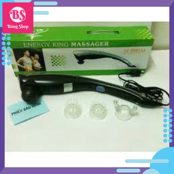 [NEW] MÁY ĐẤM LƯNG, MASSAGE xách tay LC-2007AA. (3 Đầu Matxa)